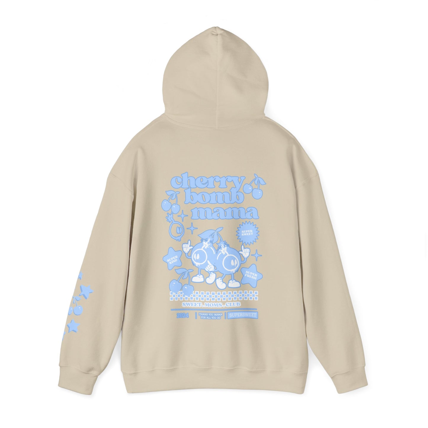 Cherry Bomb Mama Hoodie Mother's Day Hoodie Perfect Gift For Mama Sweatshirt Cool Mom's Club Hoodie