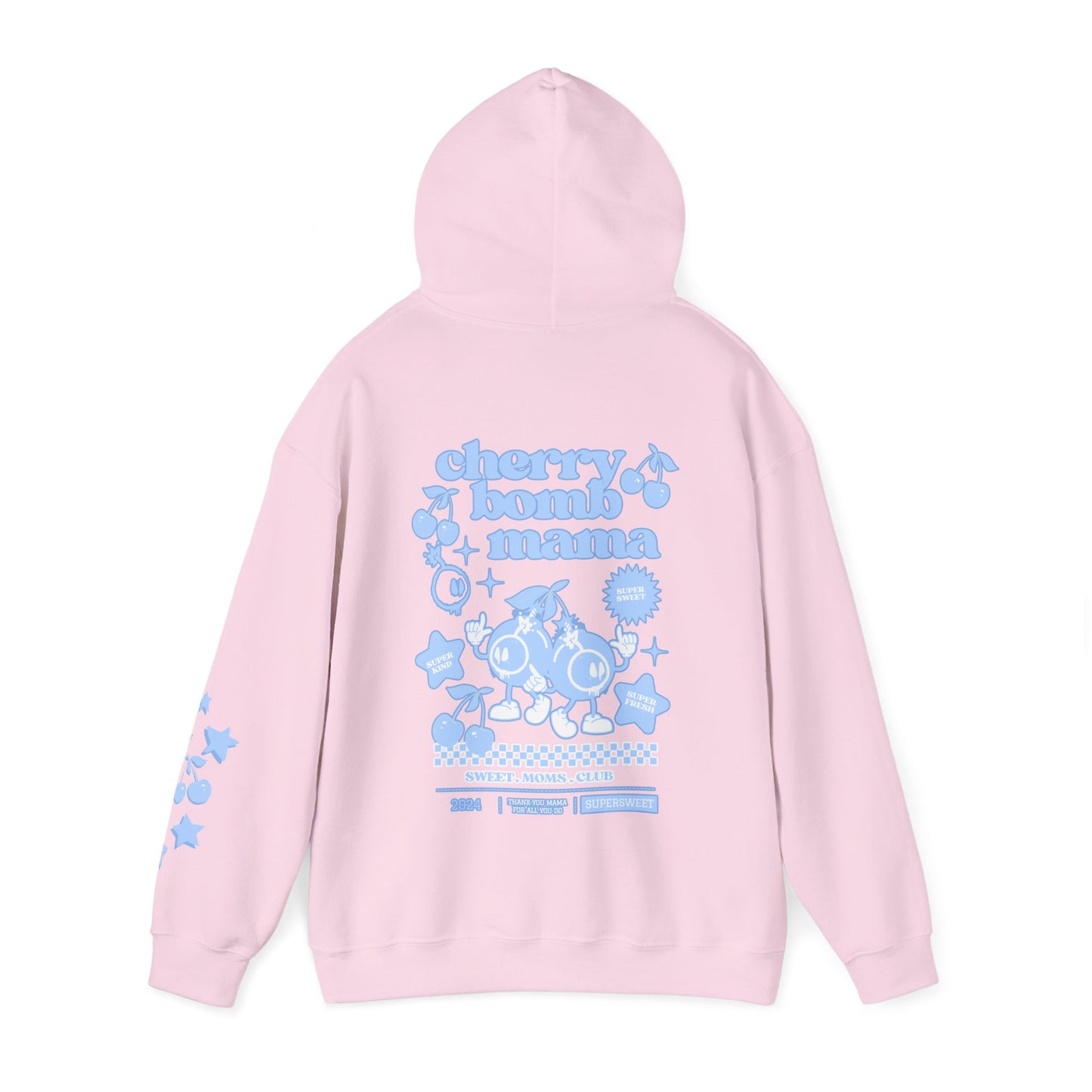 Cherry Bomb Mama Hoodie Mother's Day Hoodie Perfect Gift For Mama Sweatshirt Cool Mom's Club Hoodie